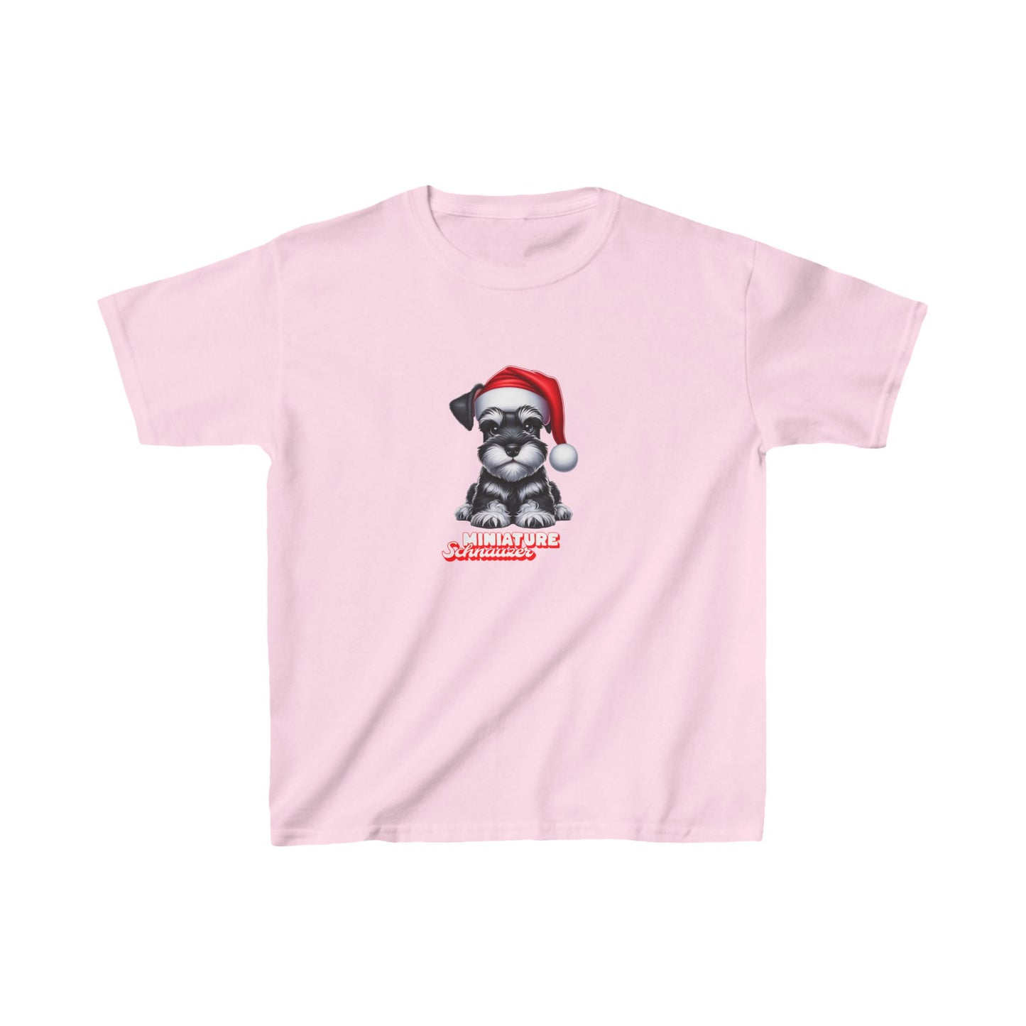 Christmas Schnauzer Kids T-Shirt