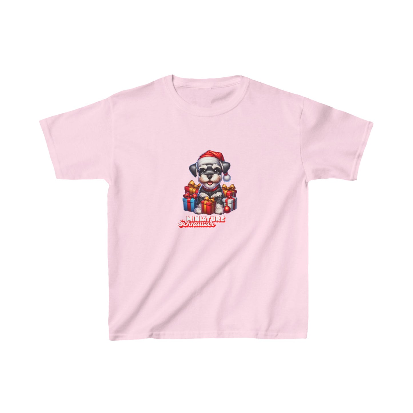 Christmas Schnauzer Kids T-Shirt