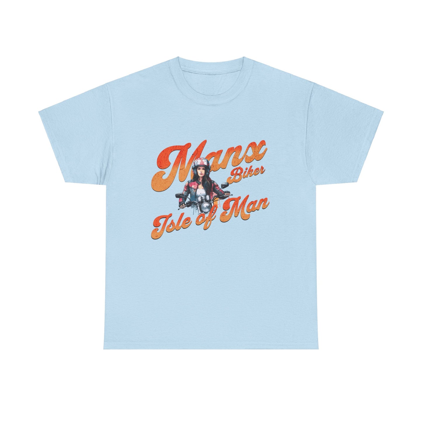 Manx Biker Girl T-Shirt