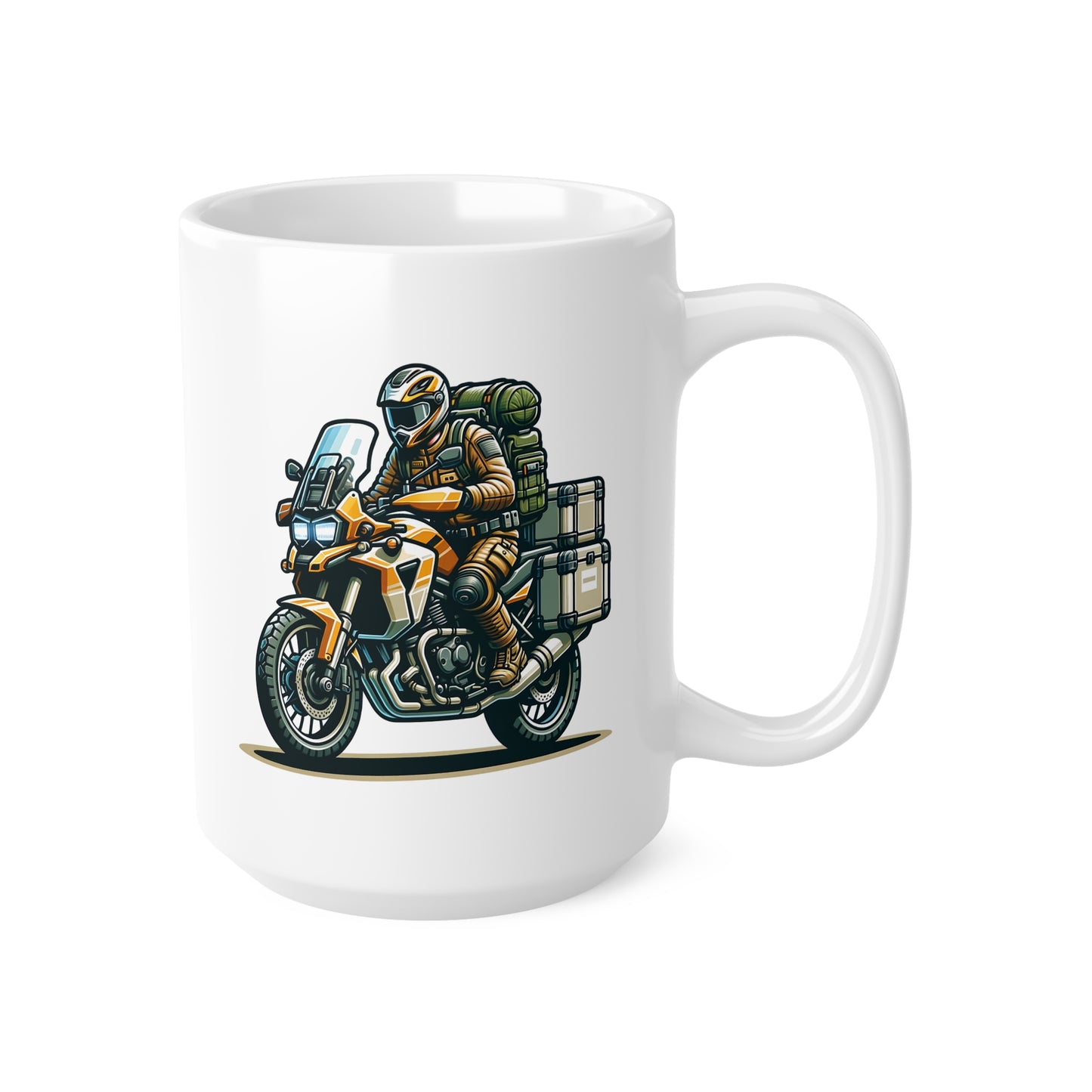 Adventure Bike Traveller Mug