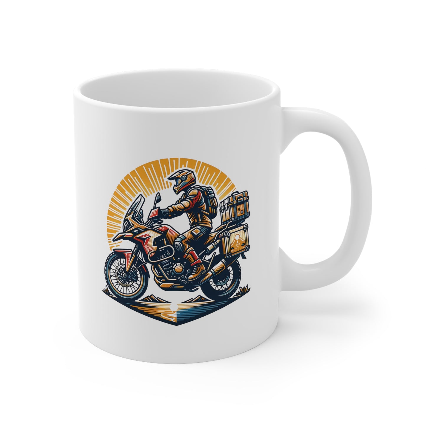 Adventure Motorcycle Mug