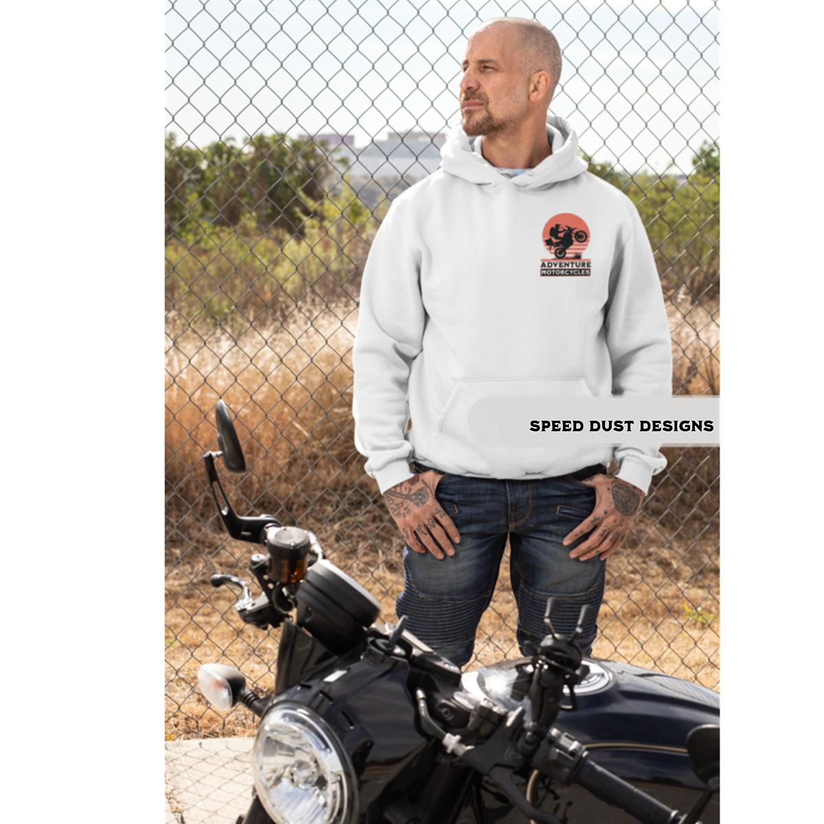 Adventure Motorcycle - Night Rider Hoodie