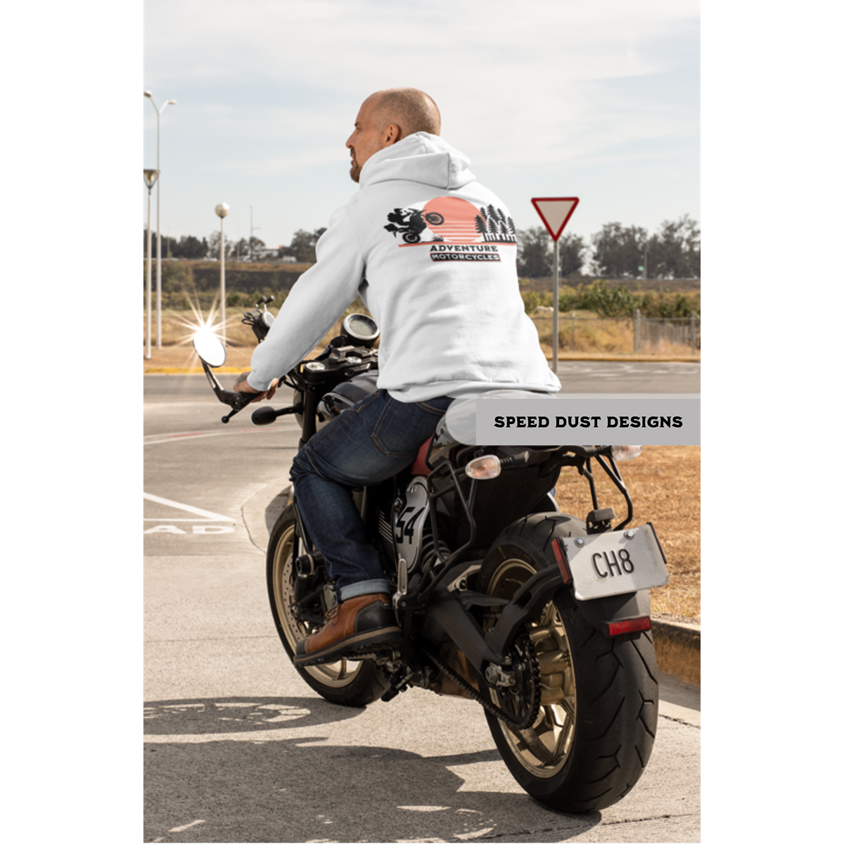 Adventure Motorcycle - Night Rider Hoodie