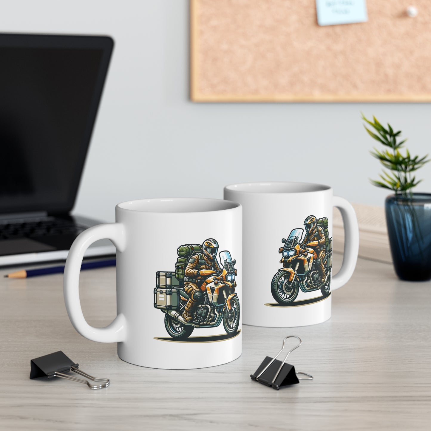 Adventure Bike Traveller Mug