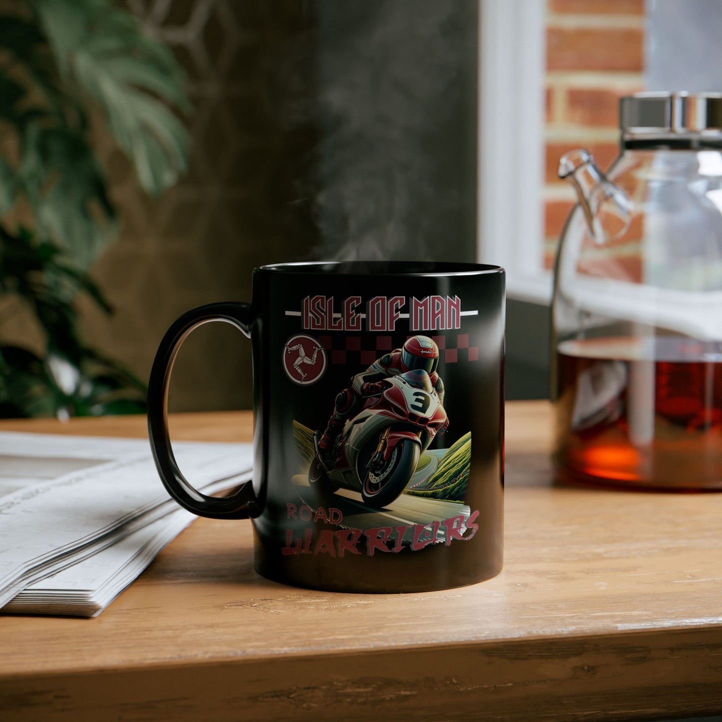 Isle of Man - Road Warriors 'Red' Mug