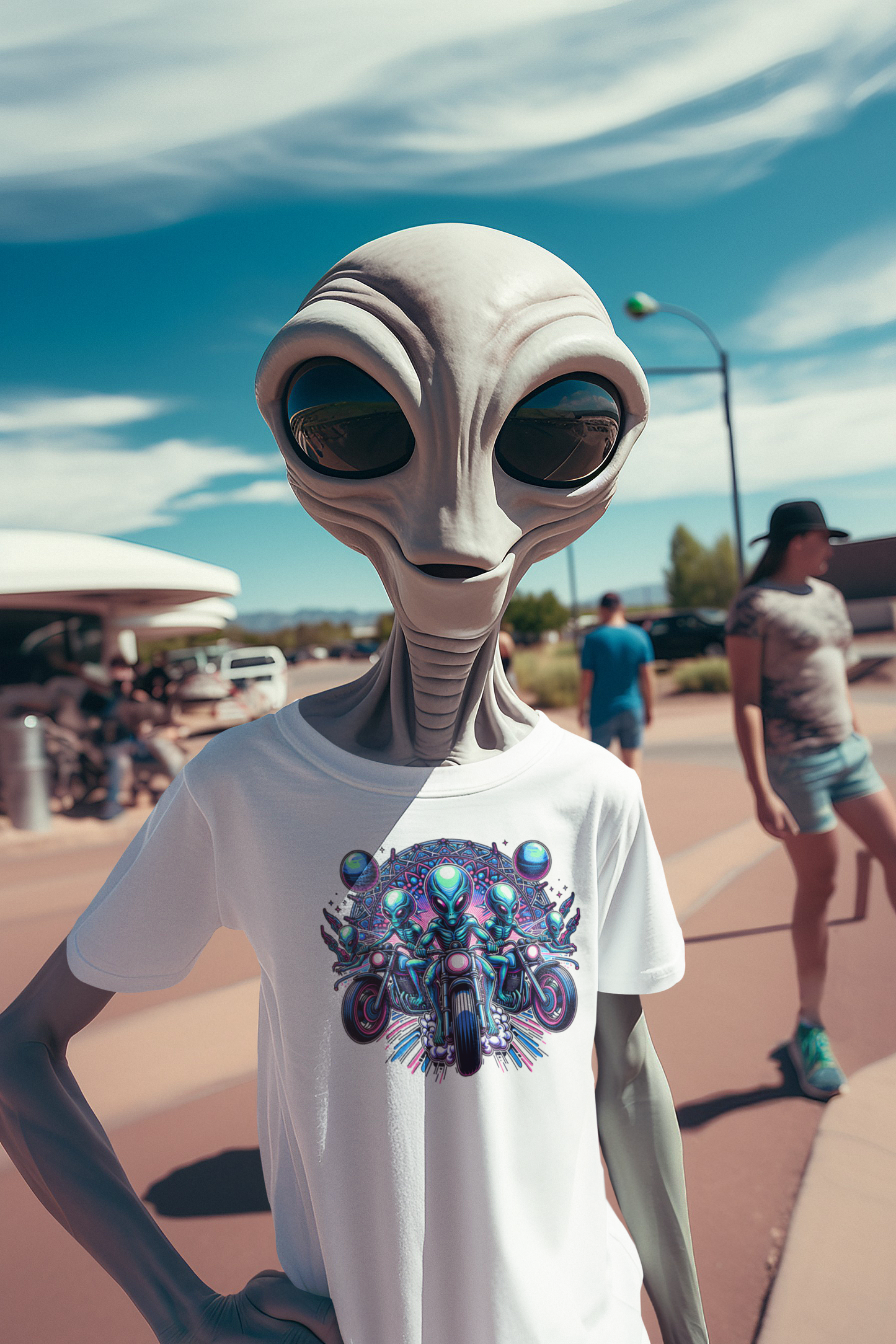 Alien Bike Trip T-Shirt