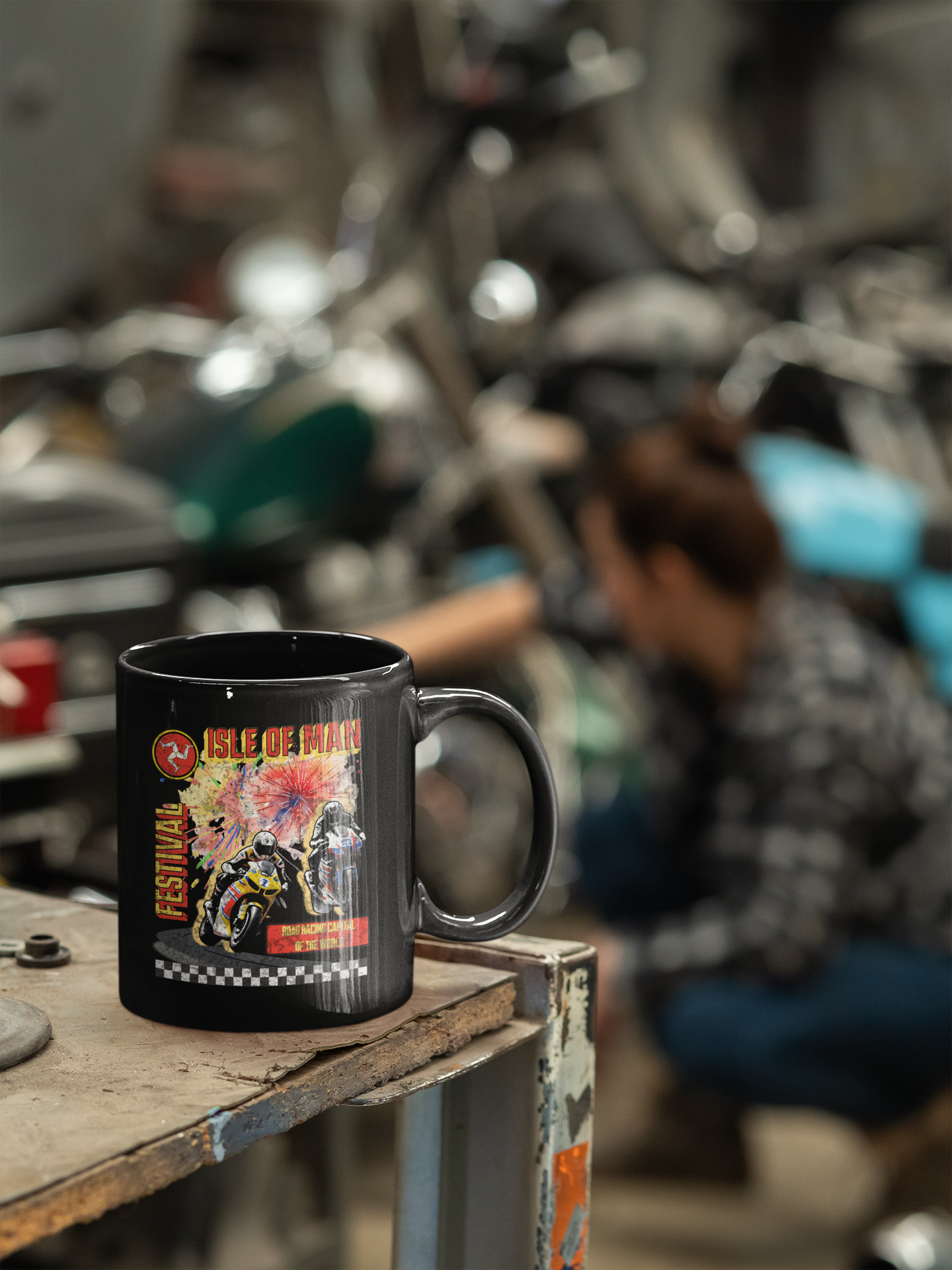 Isle of Man Motorcycle Festival Mug