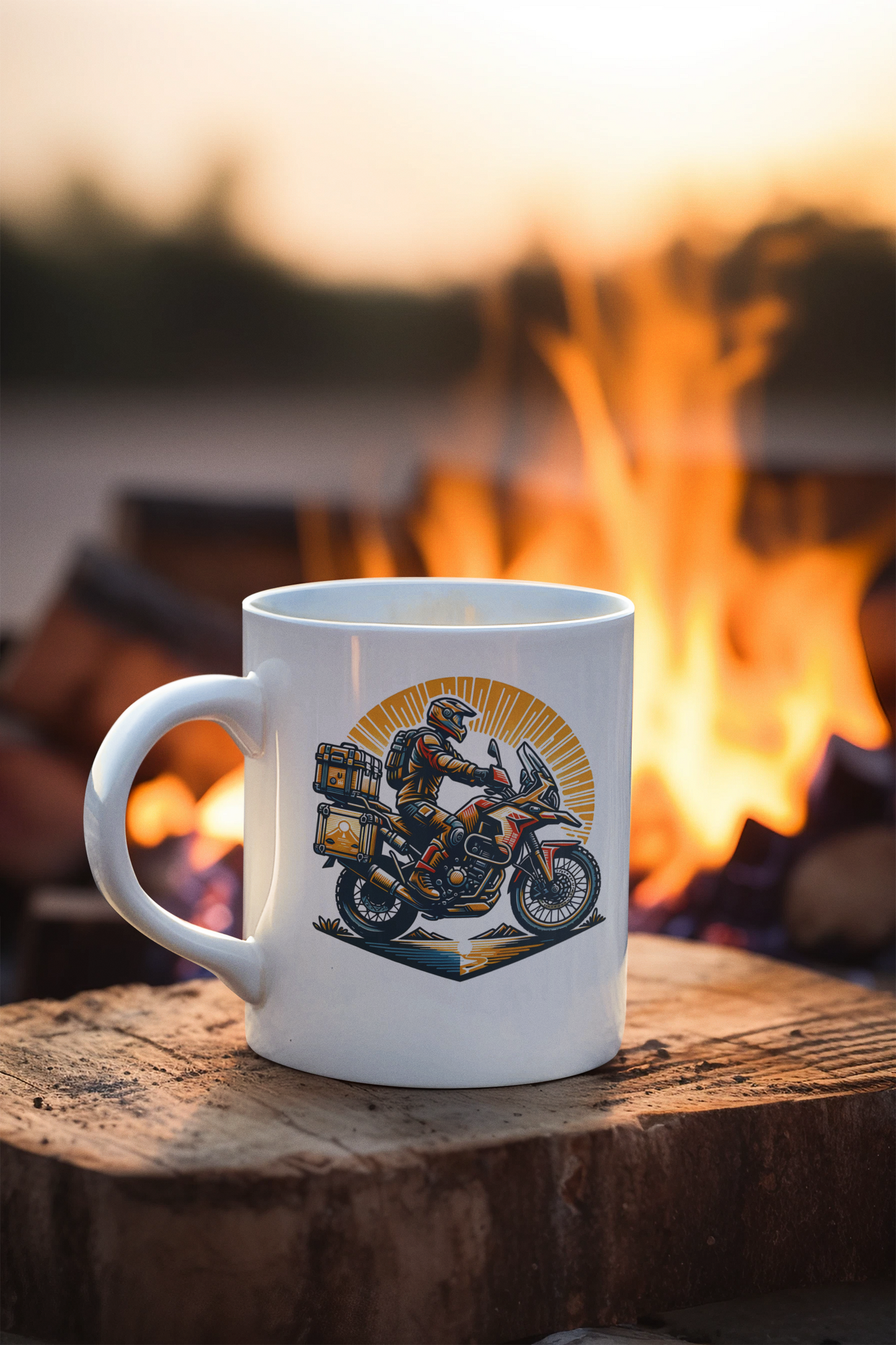 Adventure Motorcycle Mug