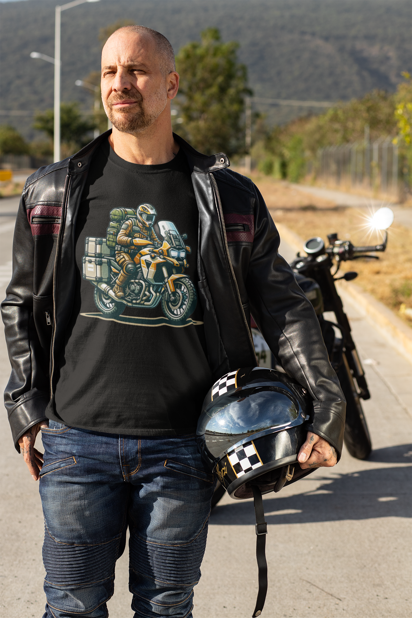 Adventure_Motorcycle_T-shirt Journey