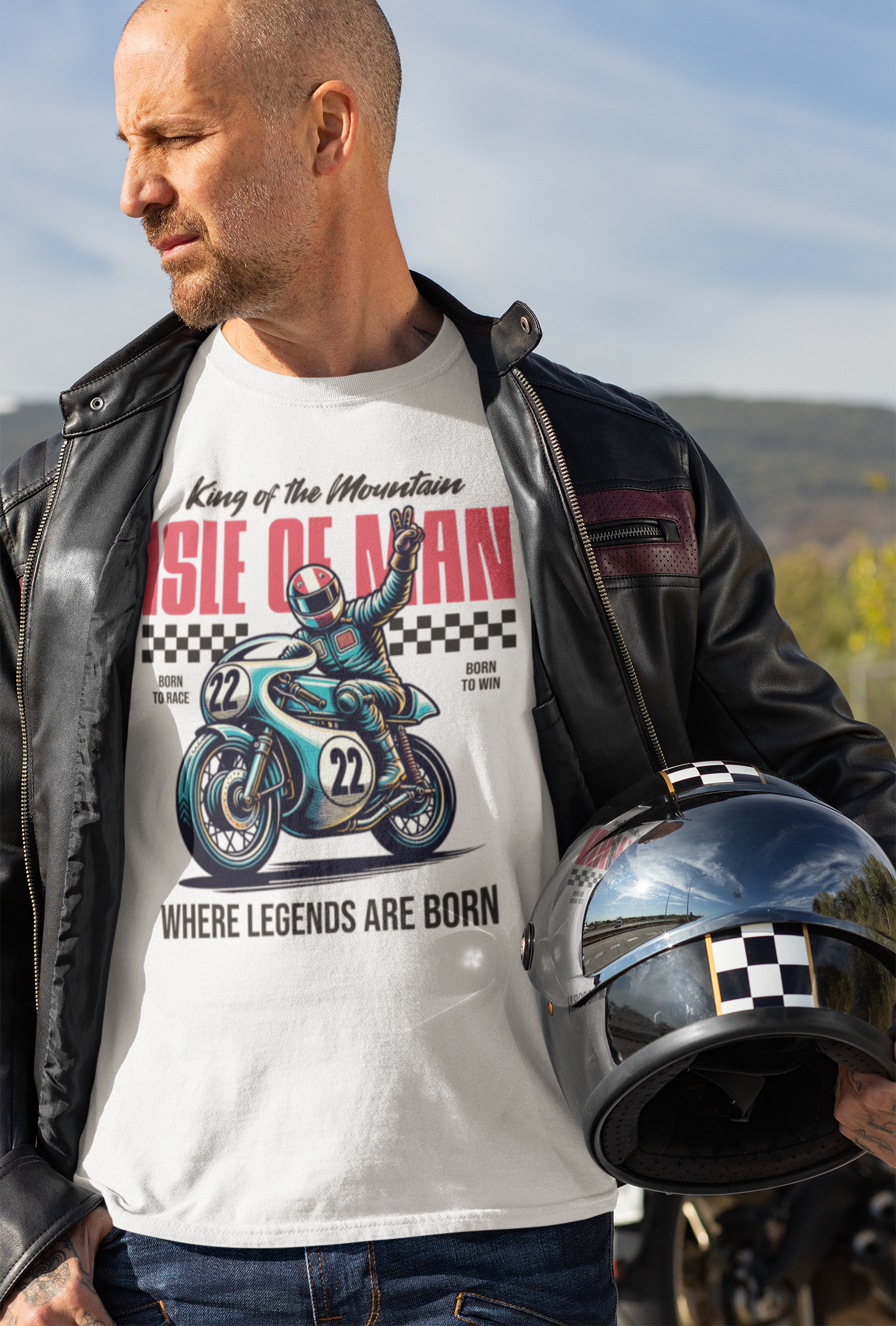 Isle of Man - Where Legends Are Born T-Shirt