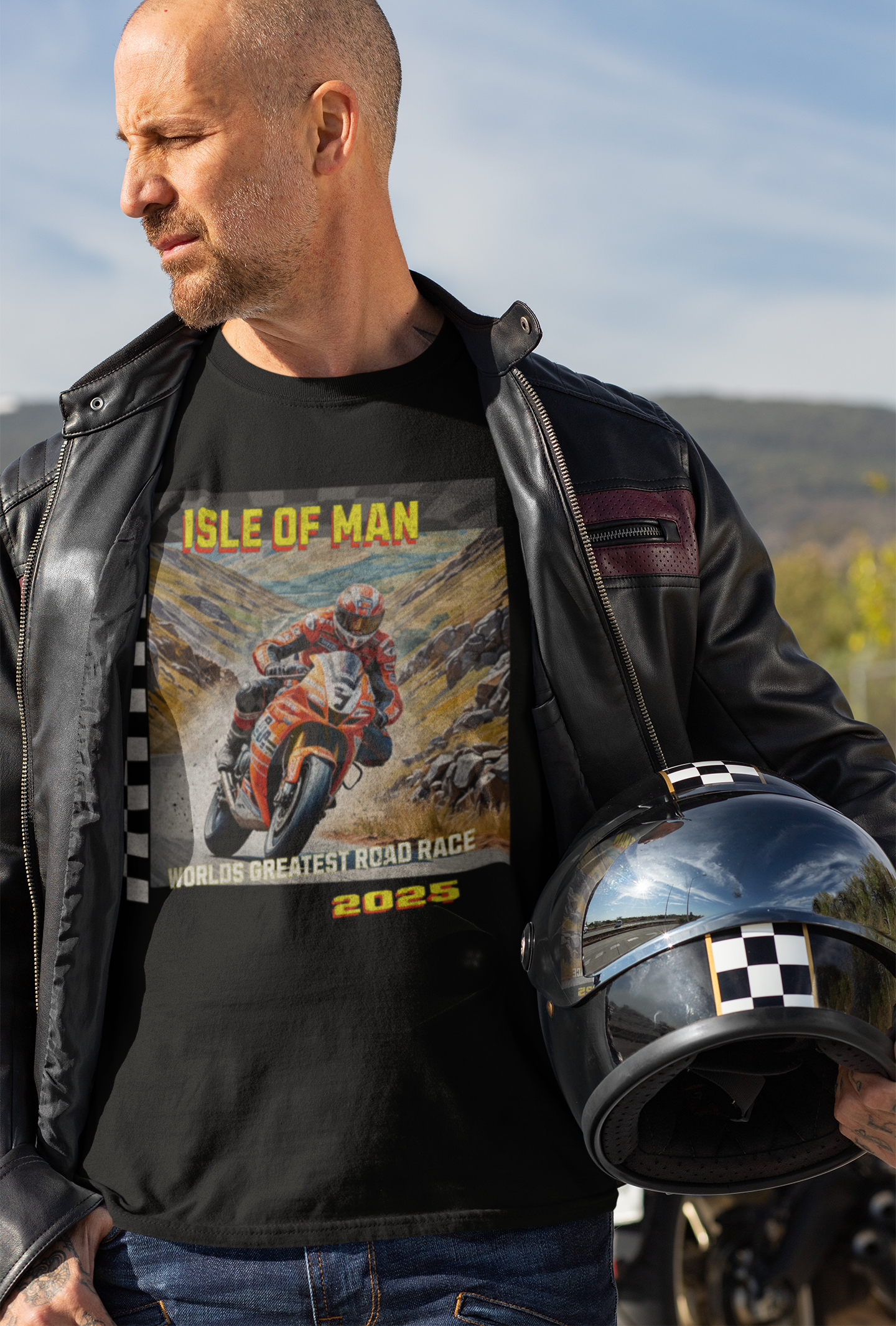 Isle of Man - Worlds Greatest Road Race 2025 T-Shirt