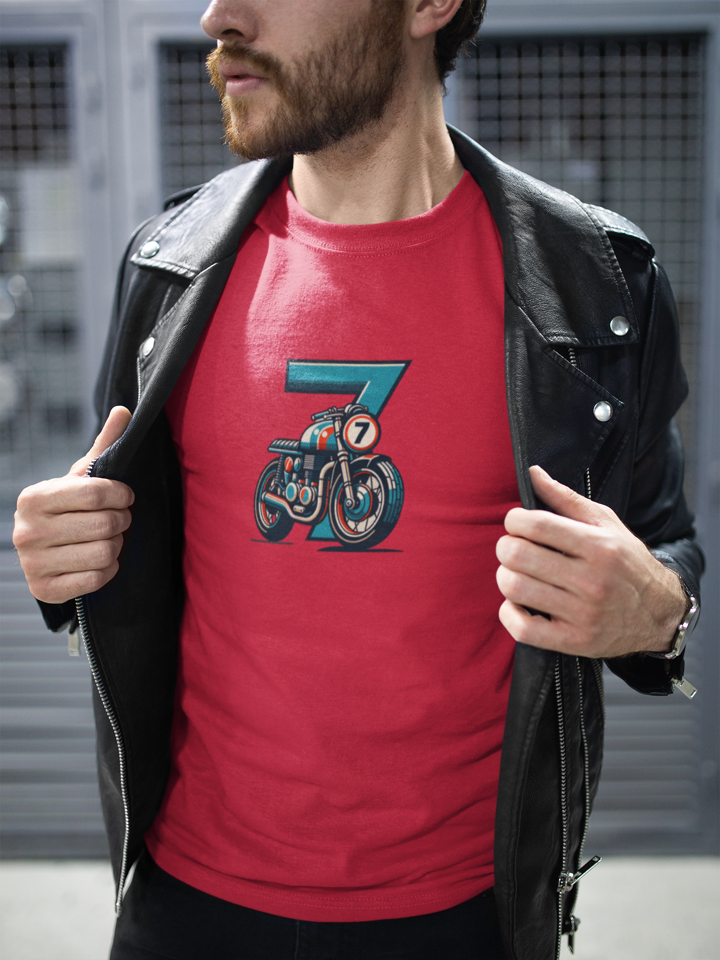 Motorcycle Number 7 T-Shirt