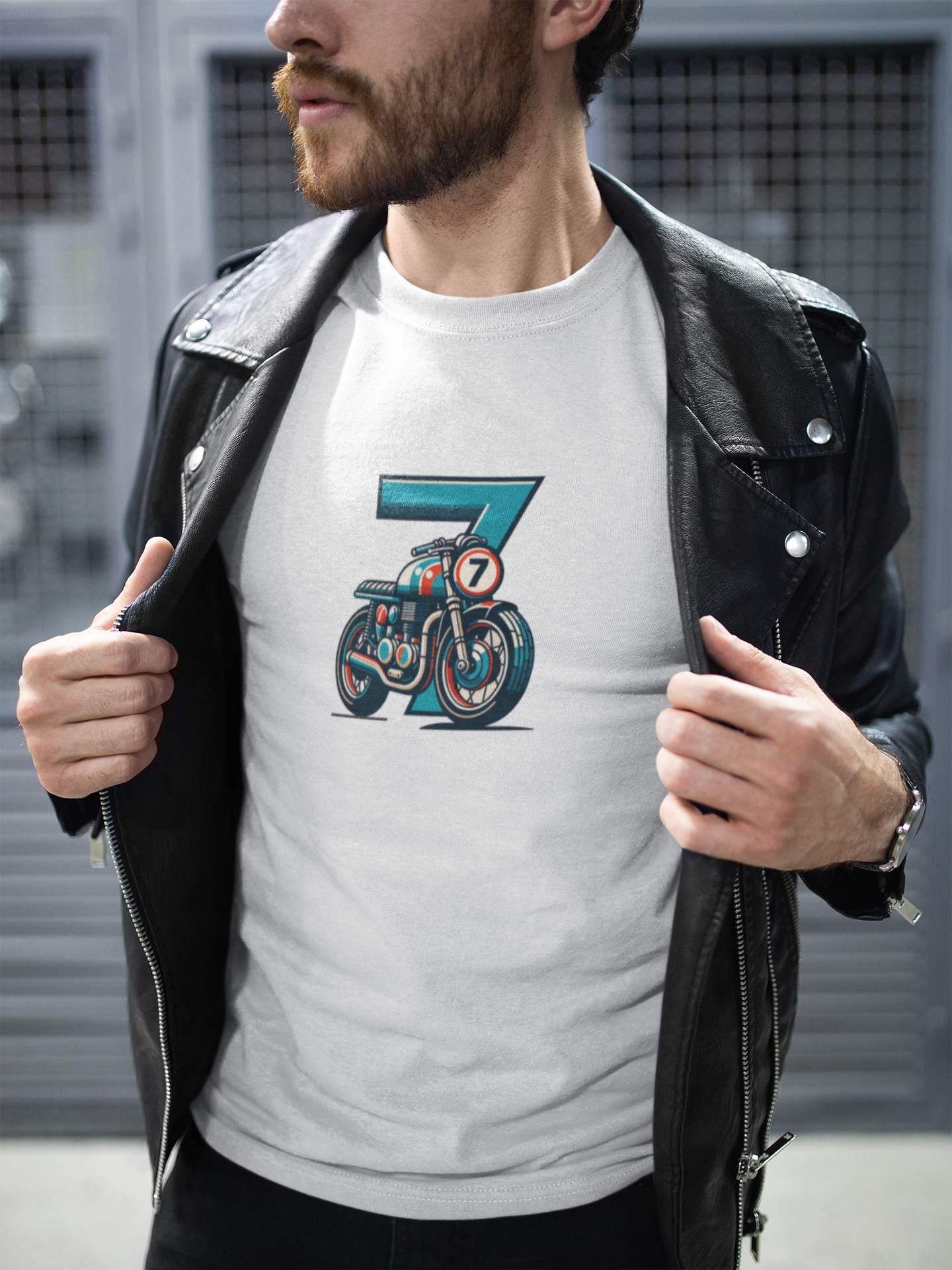 Motorcycle Number 7 T-Shirt